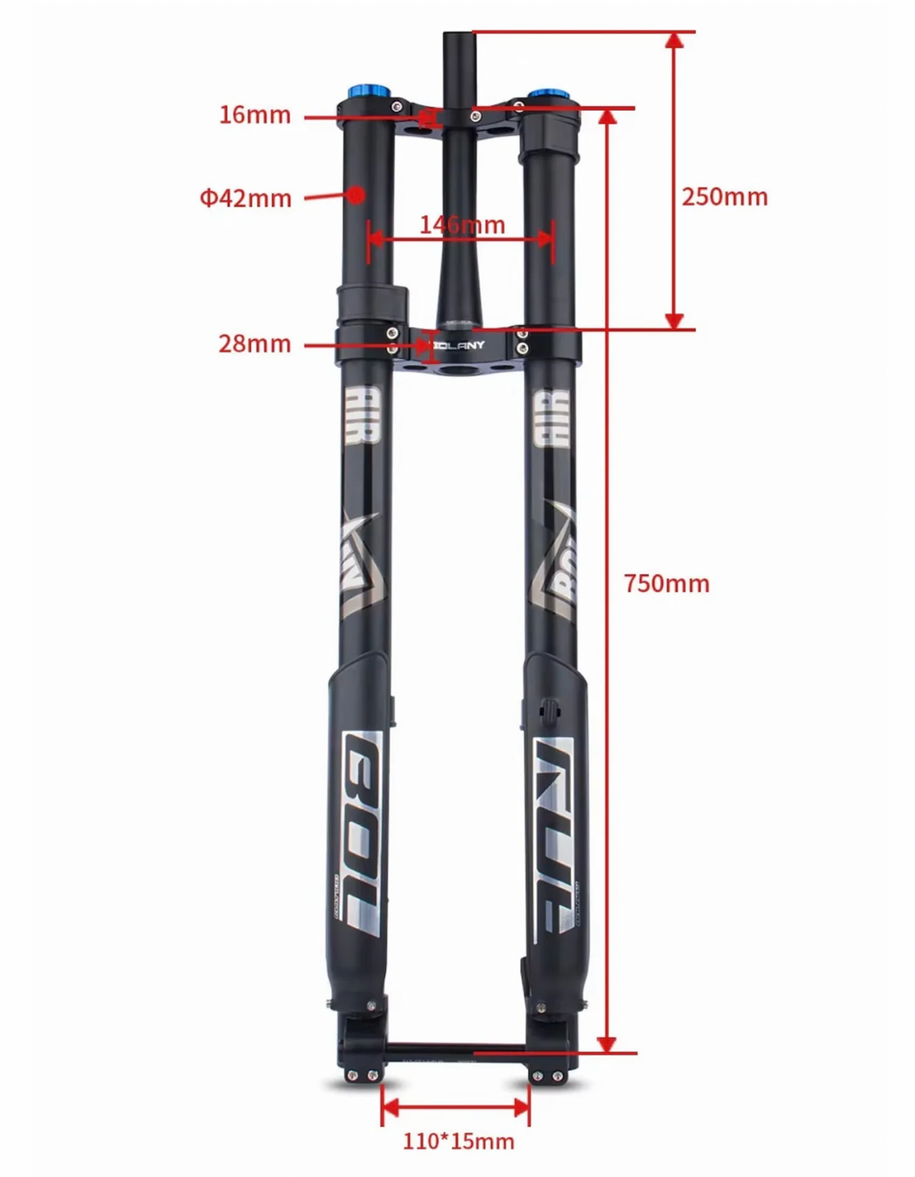 Dual Crown Dh Forks