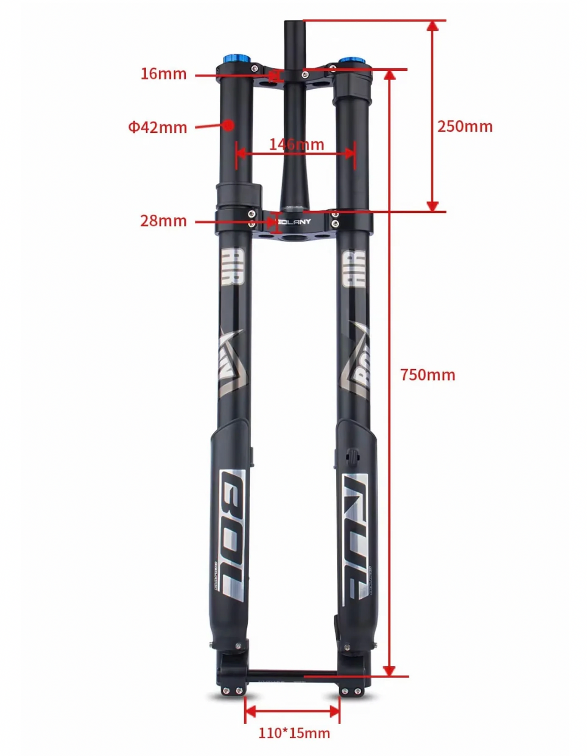 Dual Crown Dh Forks